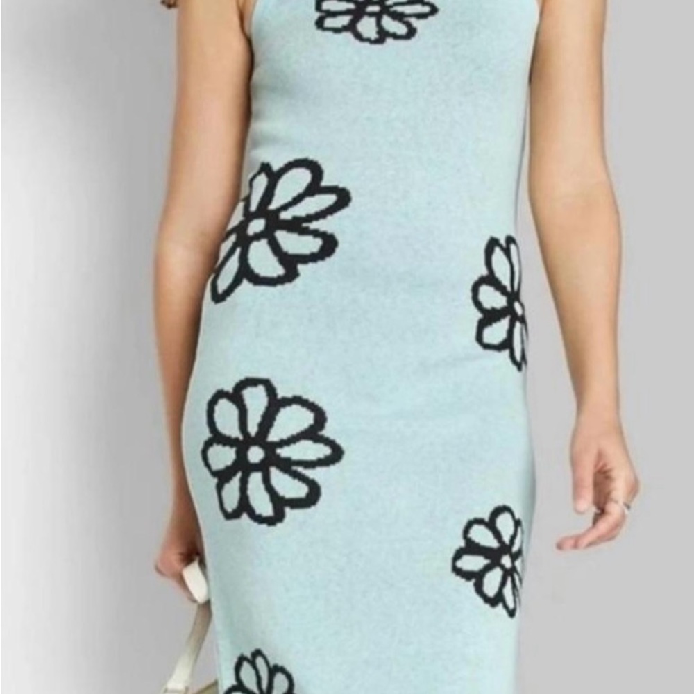 Wild Fable Women’s Large Floral Patterned Sleeveless Maxi Dress